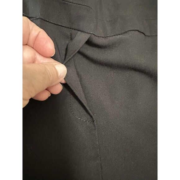Zac & Rachel Woman Black Capri Pants Plus Size 18W Pull-On Stretch Waist Rayon - Picture 3 of 10